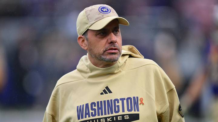 Nov 15, 2025; Seattle, Washington, USA; Washington Huskies head coach Jedd Fisch before the game against the Purdue Boilermakers at Husky Stadium. Mandatory Credit: Steven Bisig-Imagn Images Nov 15, 2025; Seattle, Washington, USA; Washington Huskies head coach Jedd Fisch before the game against the Purdue Boilermakers at Husky Stadium. Mandatory Credit: Steven Bisig-Imagn Images