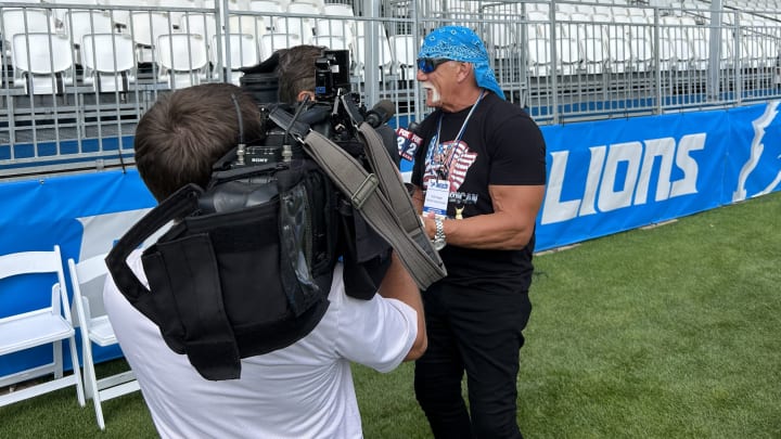 Professional wrestler Hulk Hogan. Professional wrestler Hulk Hogan.