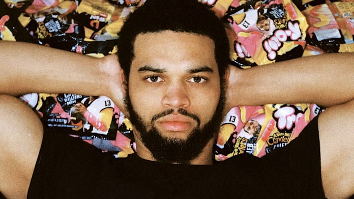 Football Star Caleb Williams Collabs w/ Trolli on Limited-Edition Pack. Photo Credit to Bryce Marin. 