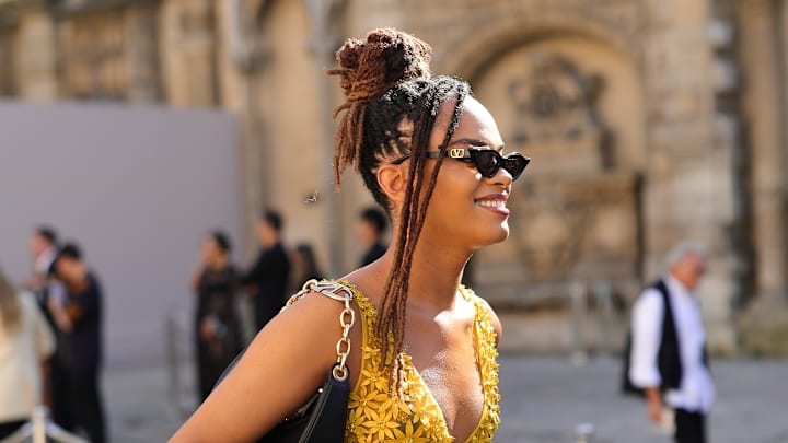 Valentino : Outside Arrivals - Paris Fashion Week - Womenswear Spring/Summer 2024