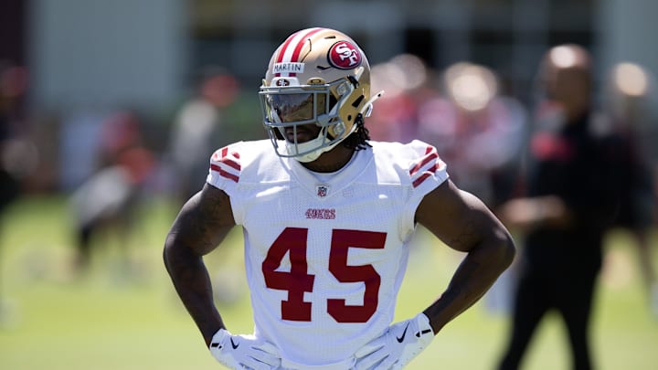 San Francisco 49ers third-round draft pick Nick Martin (45)