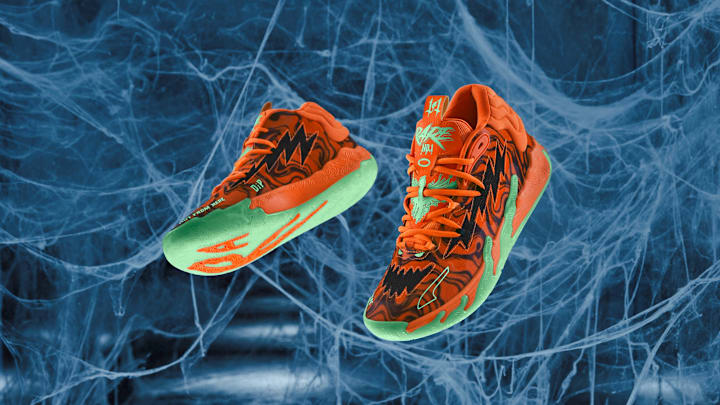 The PUMA MB.03 in the "Halloween" colorway.