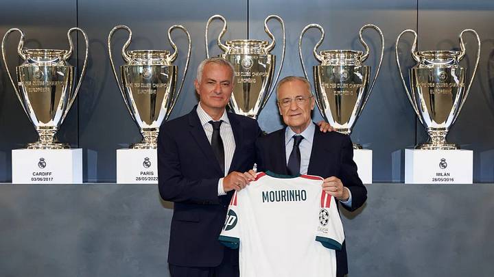 José Mourinho fue presentado como entrenador del Real Madrid José Mourinho fue presentado como entrenador del Real Madrid