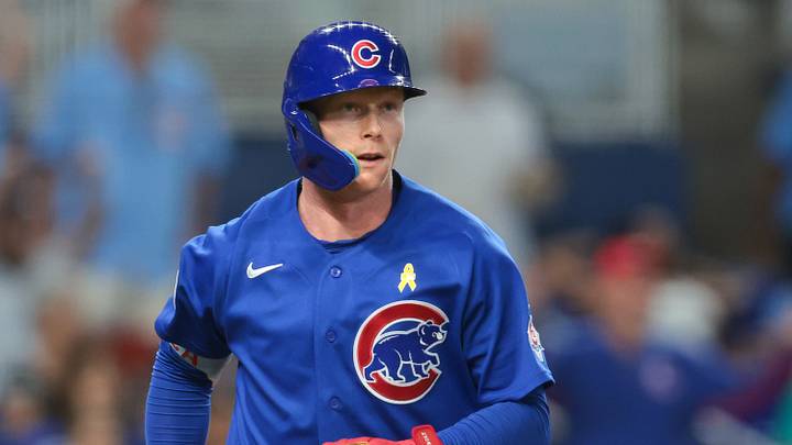 Sep 6, 2026; Miami, Florida, USA; Chicago Cubs center fielder Pete Crow-Armstrong (4) looks on after hitting a home run against the Miami Marlins during the fifth inning at loanDepot Park. Mandatory Credit: Sam Navarro-Imagn Images Sep 6, 2026; Miami, Florida, USA; Chicago Cubs center fielder Pete Crow-Armstrong (4) looks on after hitting a home run against the Miami Marlins during the fifth inning at loanDepot Park. Mandatory Credit: Sam Navarro-Imagn Images
