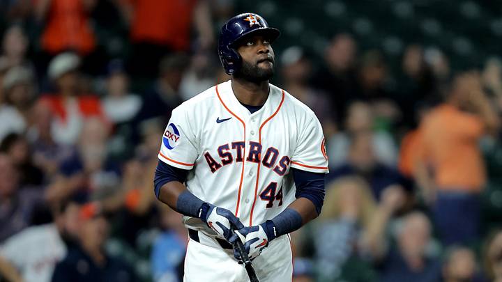 Astros DH Yordan Alvarez led the majors in all three slash line categories: batting average (.316), on-base percentage (.432) and slugging percentage (.601). Astros DH Yordan Alvarez led the majors in all three slash line categories: batting average (.316), on-base percentage (.432) and slugging percentage (.601).