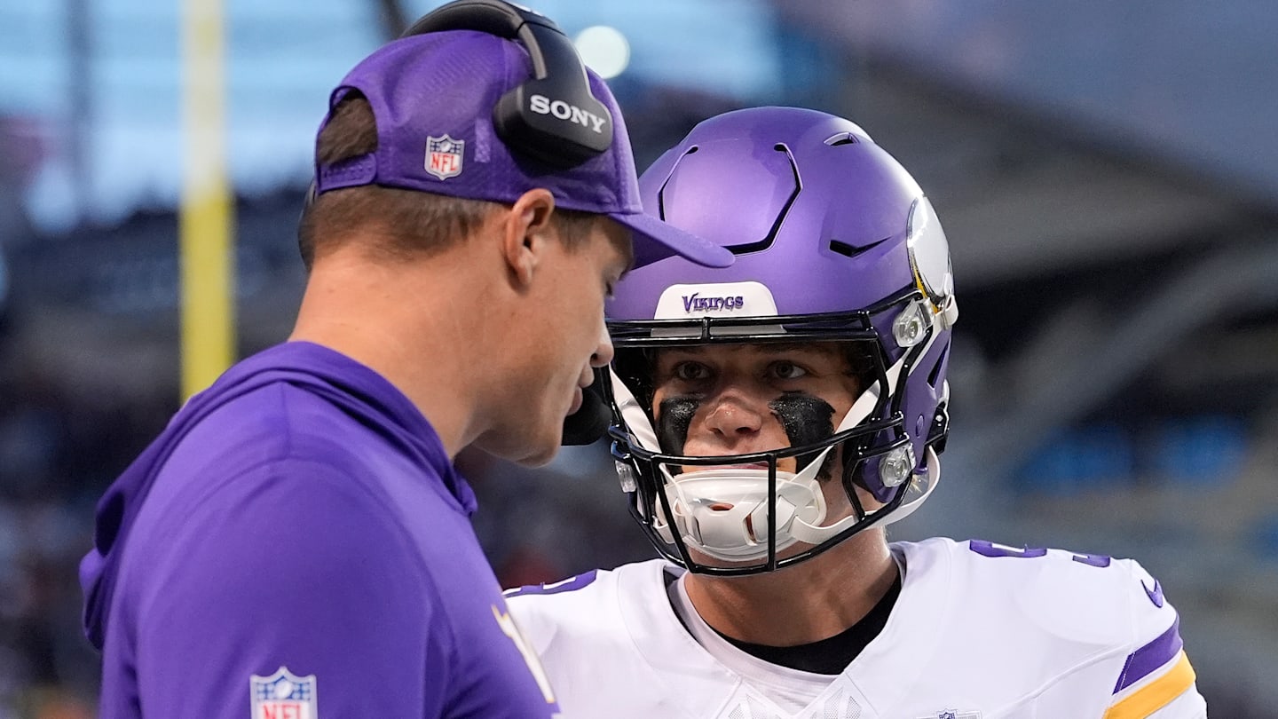 Vikings Coach Kevin O’Connell Calls Out JJ McCarthy After Mistake-Ridden Loss