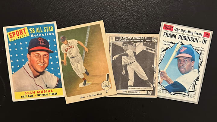 Assorted all-star baseball cards Assorted all-star baseball cards