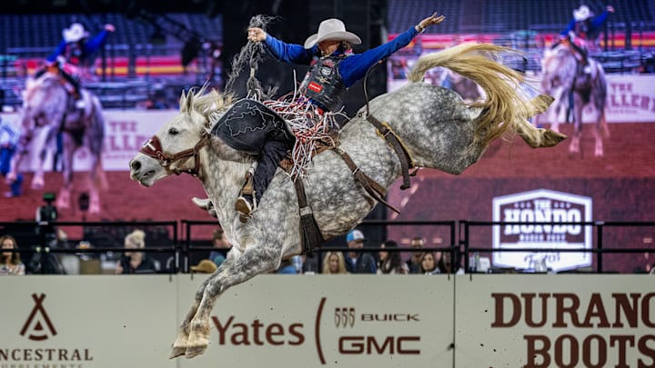 Ryder Wright competing at the Hondo Rodeo Fest Ryder Wright competing at the Hondo Rodeo Fest
