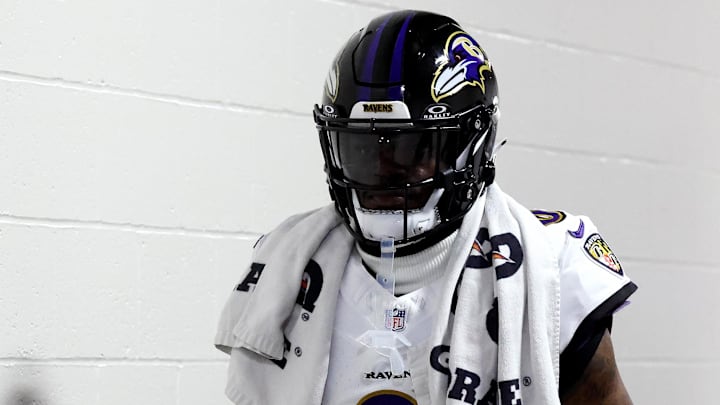 Jan 4, 2026; Pittsburgh, Pennsylvania, USA; Baltimore Ravens quarterback Lamar Jackson (8) walks to the field to play the Pittsburgh Steelers at Acrisure Stadium. Mandatory Credit: Charles LeClaire-Imagn Images Jan 4, 2026; Pittsburgh, Pennsylvania, USA; Baltimore Ravens quarterback Lamar Jackson (8) walks to the field to play the Pittsburgh Steelers at Acrisure Stadium. Mandatory Credit: Charles LeClaire-Imagn Images