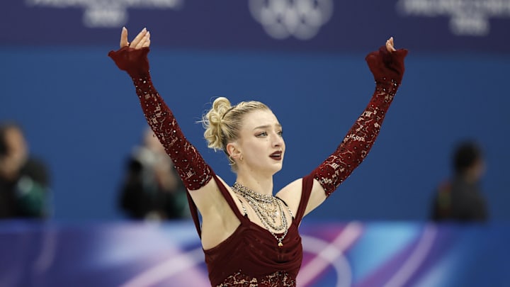 Amber Glenn posted a funny TikTok about her experience in the women’s short program.