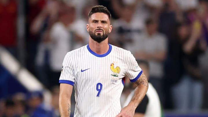 Olivier Giroud, numéro 9 des Bleus.