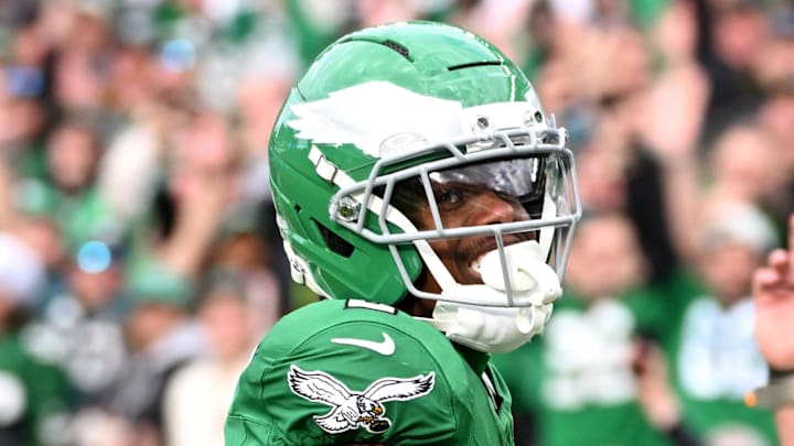 Philadelphia Eagles wide receiver Jahan Dotson Philadelphia Eagles wide receiver Jahan Dotson