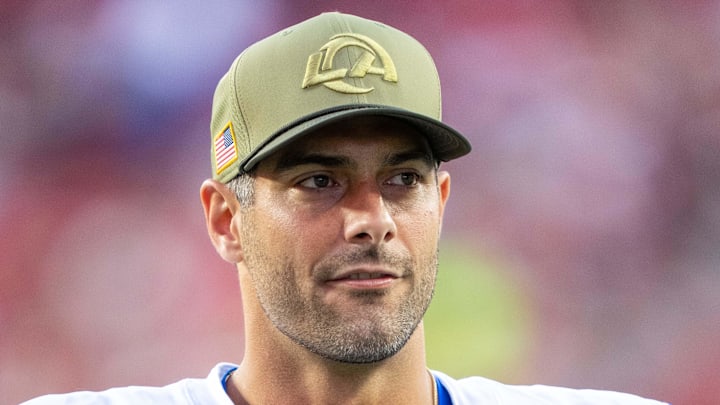 Los Angeles Rams quarterback Jimmy Garoppolo