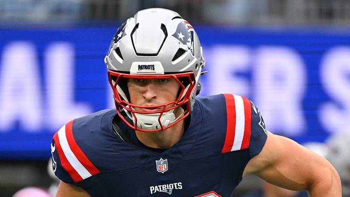 New England Patriots tight end Eli Raridon New England Patriots tight end Eli Raridon
