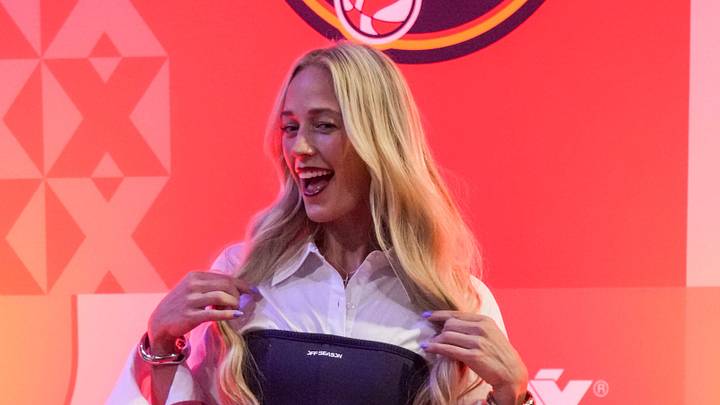 Indiana Fever guard Sophie Cunningham arrives at an event. Indiana Fever guard Sophie Cunningham arrives at an event.