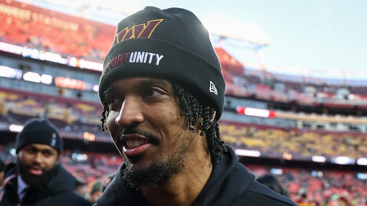 Washington Commanders quarterback Jayden Daniels