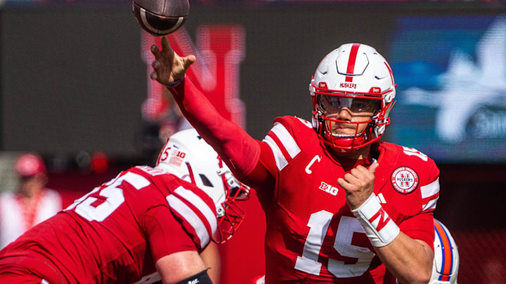 Dylan Raiola has shown marked improvement from his up-and-down freshman season. Dylan Raiola has shown marked improvement from his up-and-down freshman season.