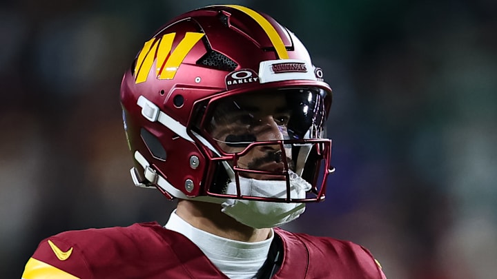 Washington Commanders quarterback Marcus Mariota