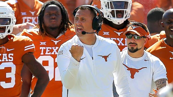 Texas coach Steve Sarkisian went 5-7 during his first season with the Longhorns. Texas coach Steve Sarkisian went 5-7 during his first season with the Longhorns.