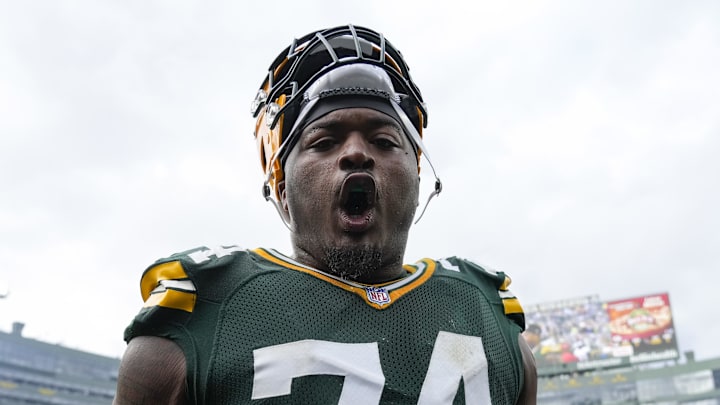 Offensive lineman Elgton Jenkins