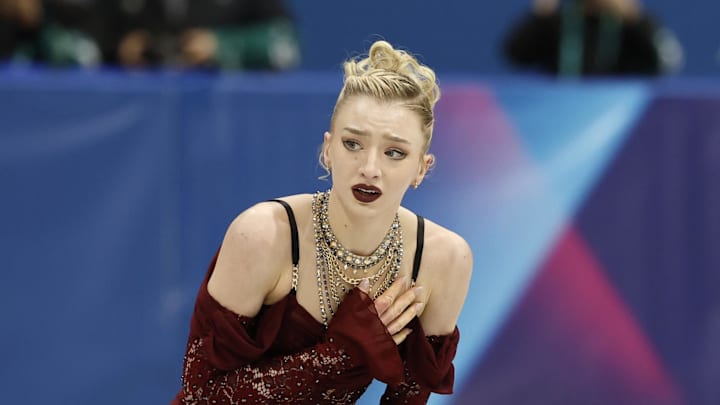 Amber Glenn (28) of the United States