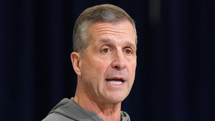 New York Giants coach John Harbaugh