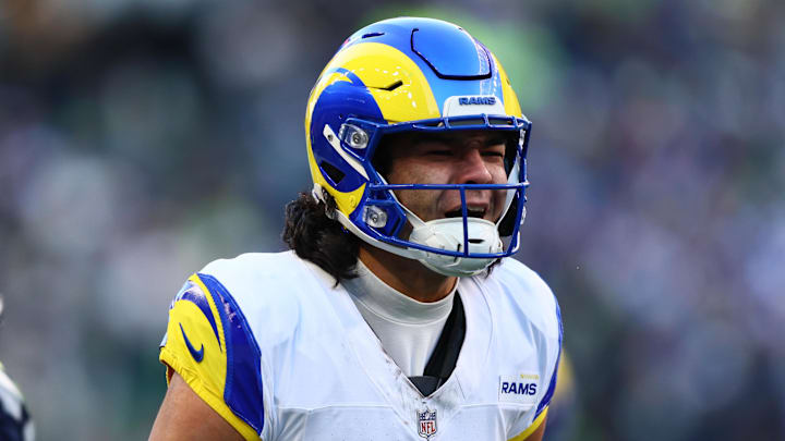 Rams receiver Puka Nacua is excited to have his former Washington teammate Trent McDuffie in L.A. Rams receiver Puka Nacua is excited to have his former Washington teammate Trent McDuffie in L.A.