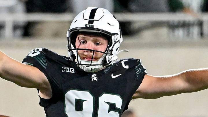 Michigan State punter Ryan Eckley