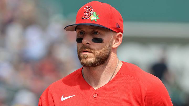 Boston Red Sox shortstop Trevor Story (10).