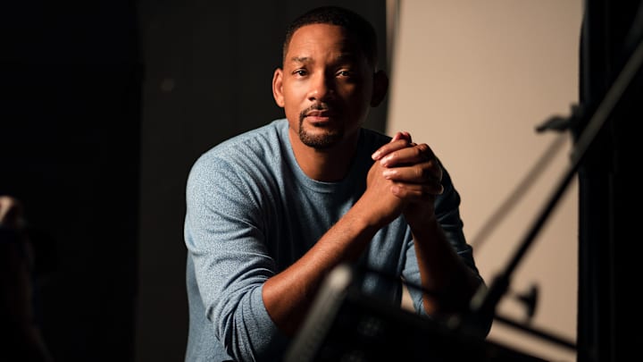 Will Smith on the set of Amend: The Fight for America