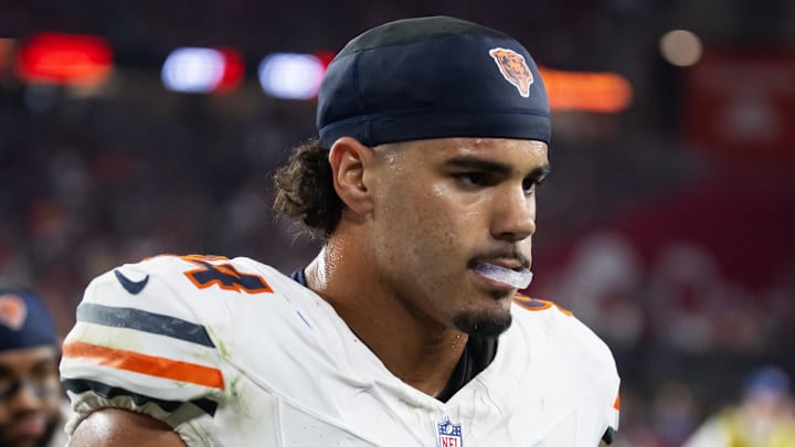 Chicago Bears defensive end Austin Booker Chicago Bears defensive end Austin Booker