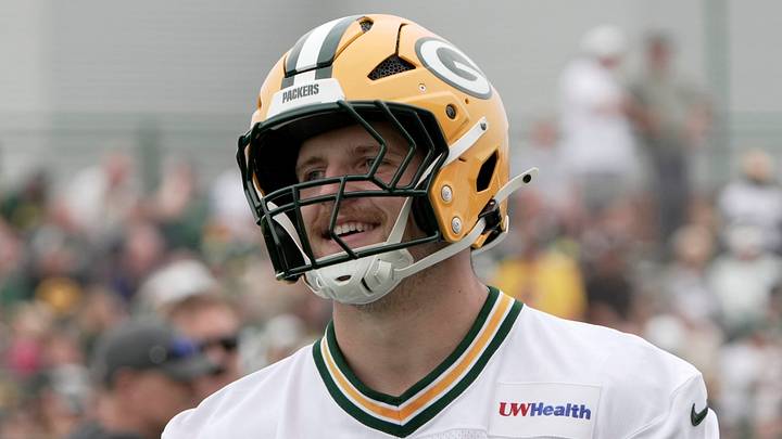 Green Bay Packers tight end Tucker Kraft.f