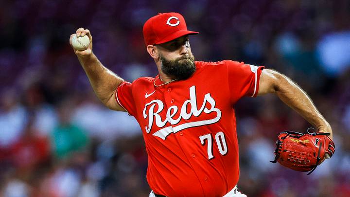 Cincinnati Reds relief pitcher Tejay Antone (70) pitches