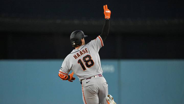 San Francisco Giants catcher Eric Haase.