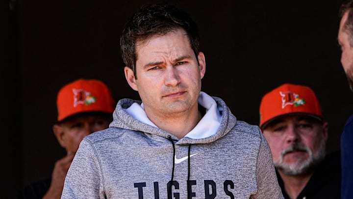 Detroit Tigers president of baseball operations Scott Harris