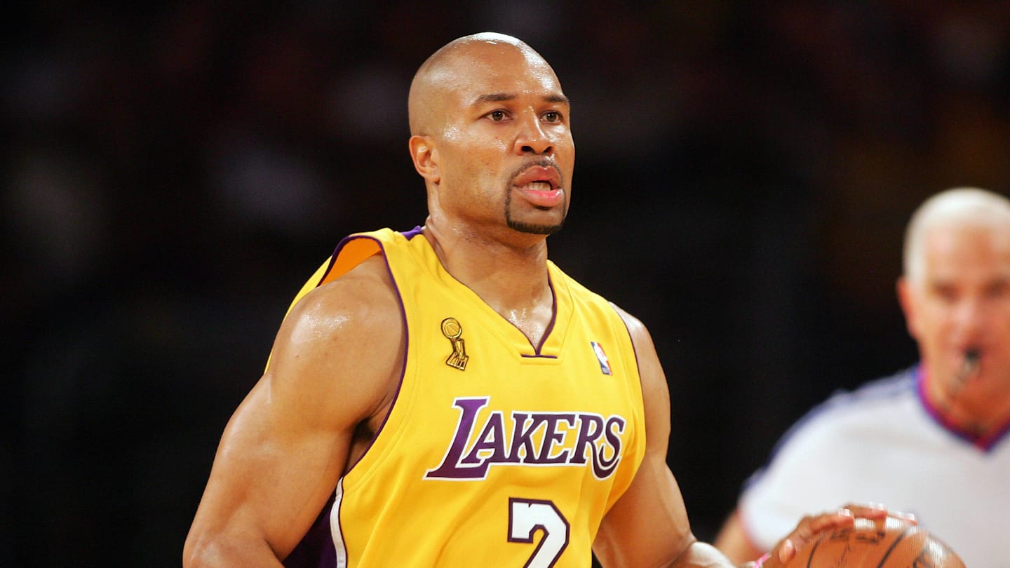 Derek Fisher's Nike Air Max Uptempo Returns in Lakers Colors