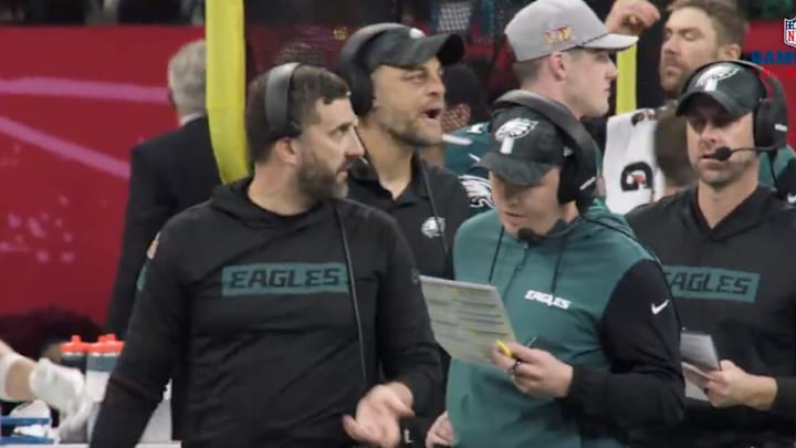 Eagles head coach Nick Sirianni knew how big this TD would be. 