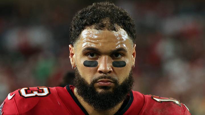 Mike Evans is making it crystal-clear how much happier he is with the San Francisco 49ers. Mike Evans is making it crystal-clear how much happier he is with the San Francisco 49ers.