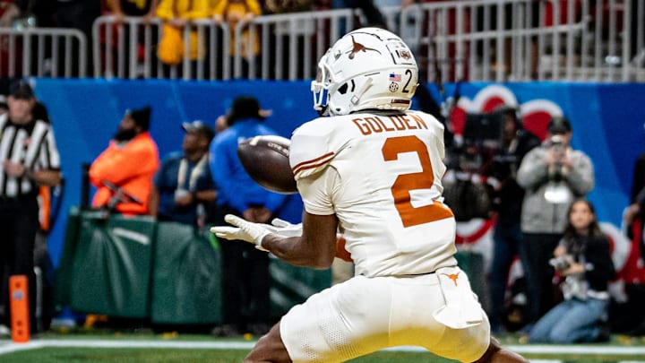 Texas Longhorns wide receiver Matthew Golden (2)