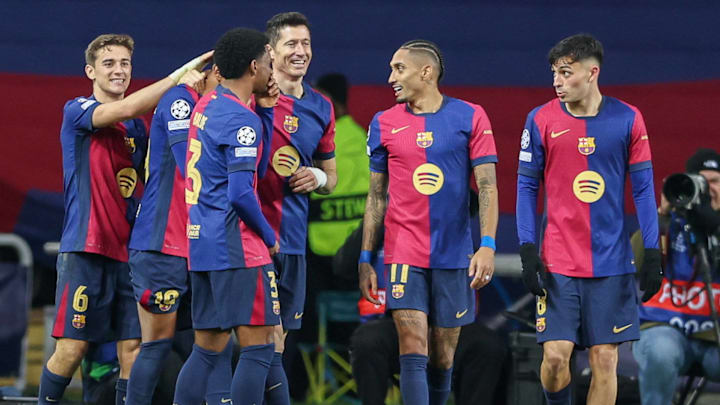 Barcelona drew 2-2 in their final game of the Champions League league phase.