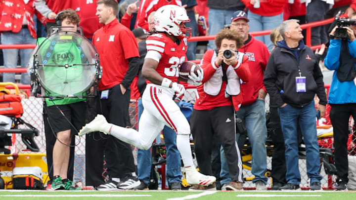 Nebraska's Kenneth Williams returns Northwestern's second-half kickoff 95 yards for a touchdown. Nebraska's Kenneth Williams returns Northwestern's second-half kickoff 95 yards for a touchdown.