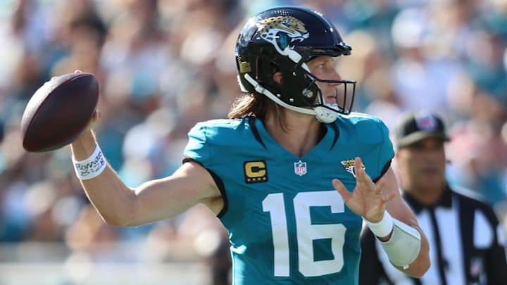 Jacksonville Jaguars quarterback Trevor Lawrence faces the Indianapolis Colts in Week 17.