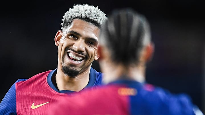 Ronald Araujo (left) and Raphinha (right) won't be available as Barcelona push for the La Liga title.