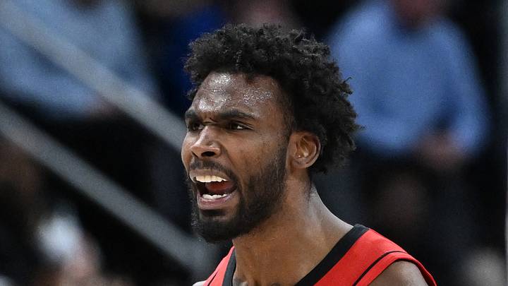 Houston Rockets forward Tari Eason (17) reacts after the Rockets took the lead over the Detroit Pistons late in the fourth quarter at Little Caesars Arena on Nov 10, 2024. Houston Rockets forward Tari Eason (17) reacts after the Rockets took the lead over the Detroit Pistons late in the fourth quarter at Little Caesars Arena on Nov 10, 2024.