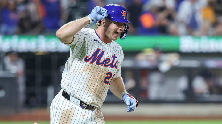 Former Florida Gators star Pete Alonso has officially solidified himself as one of baseball's all-time greats after becoming the New York Mets' all-time home run leader. Former Florida Gators star Pete Alonso has officially solidified himself as one of baseball's all-time greats after becoming the New York Mets' all-time home run leader.
