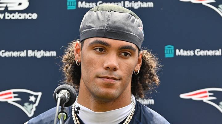 New England Patriots cornerback Christian Gonzalez
