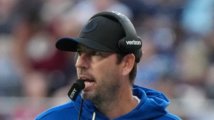 Indianapolis Colts head coach Shane Steichen stands on the sideline Indianapolis Colts head coach Shane Steichen stands on the sideline