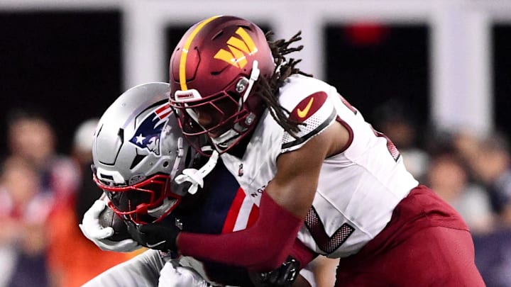 Washington Commanders cornerback Car'lin Vigers Washington Commanders cornerback Car'lin Vigers