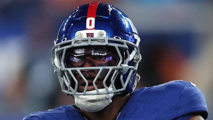 New York Giants pass rusher Brian Burns 