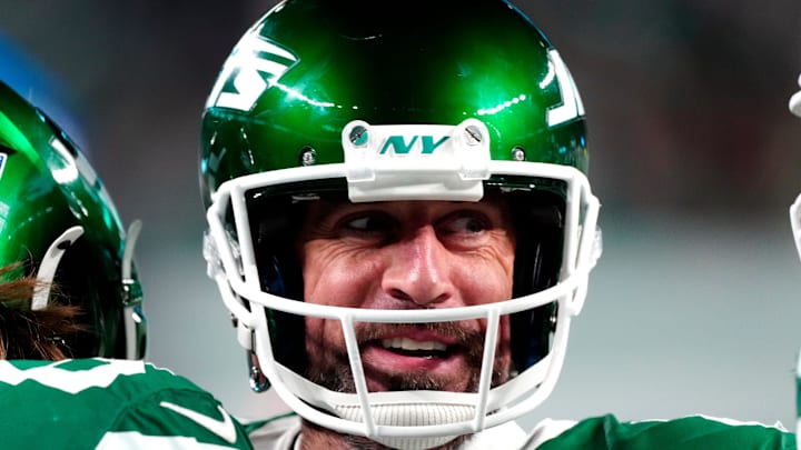 New York Jets quarterback Aaron Rodgers